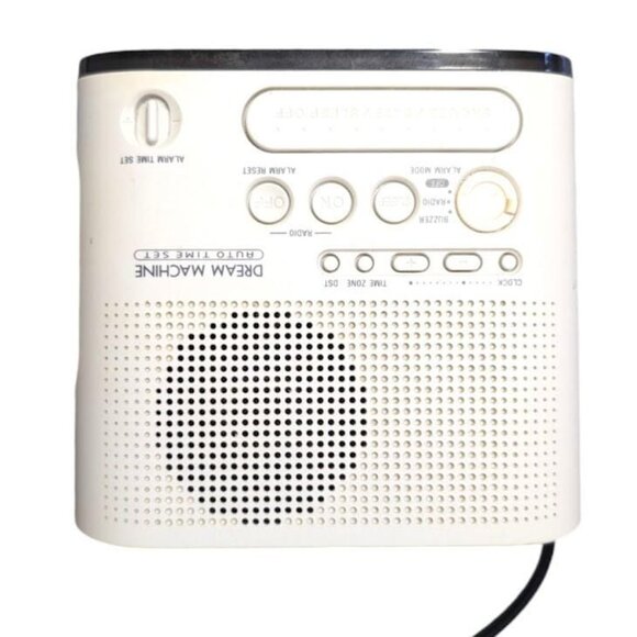 Sony Dream Machine ICF-C218 White Clock Radio Tested And Work Alarm Clock - Picture 7 of 7